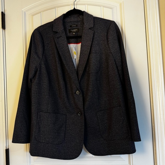 Women's Navy Blue Blazer by Talbots NWT - Picture 1 of 9